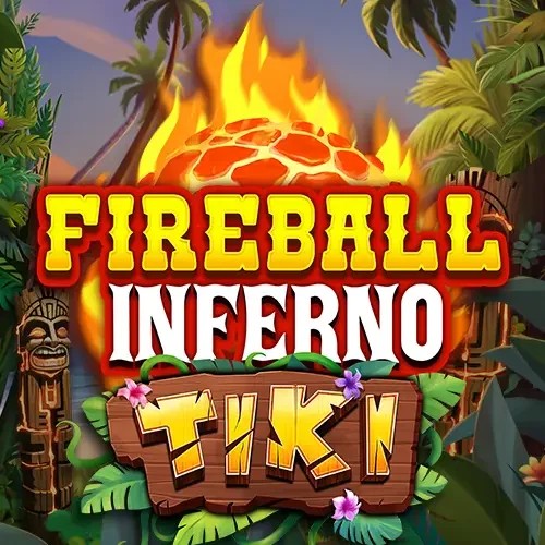 Fireball Inferno Tiki online game logo by NetEnt on carlospinlogin.com