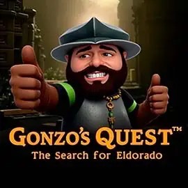 Gonzo's Quest slot logo by NetEnt at Carlospin CasinoGonzo's Quest